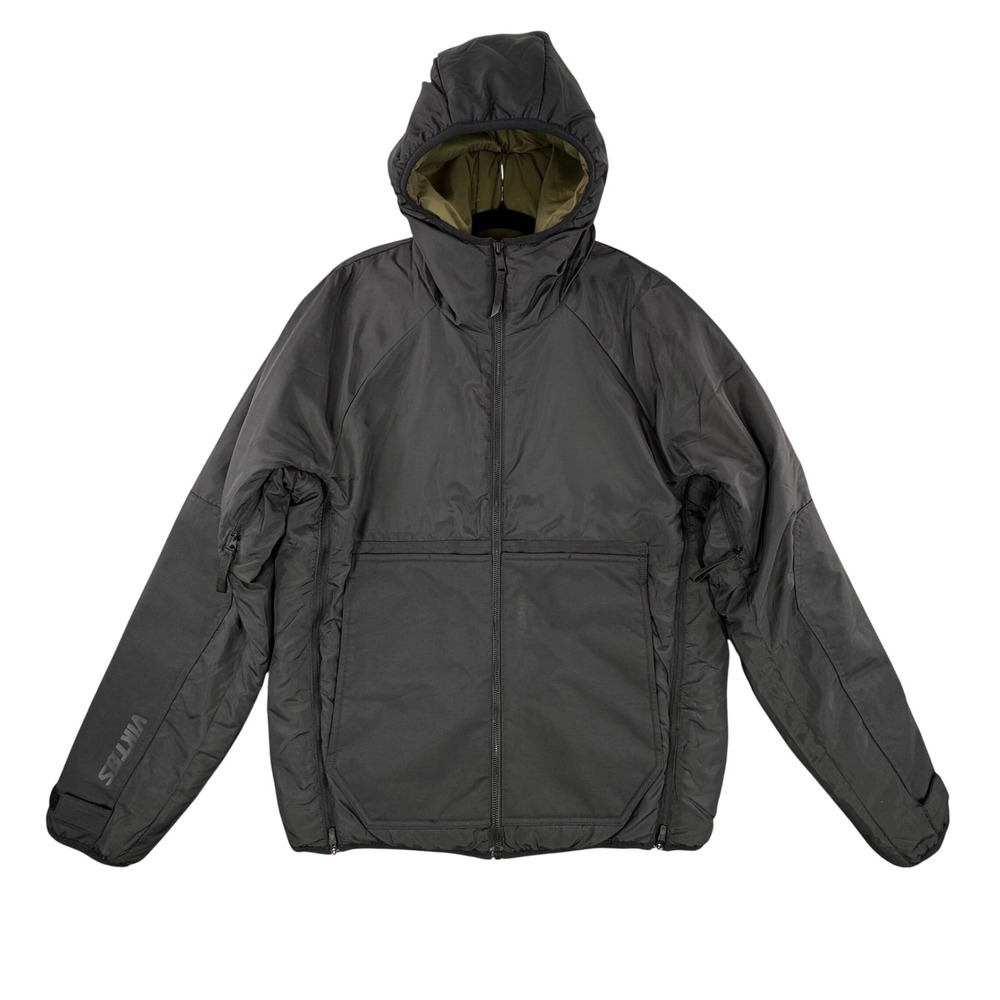 Viktos‎ Alphadawn XP Insulated Jacket Mens Small Black Tactical Hooded Puffer